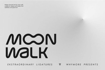 Moon Walk Font: a Retro-Futuristic Typeface for Bold Designs
