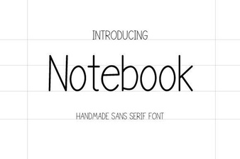Best Notebook Fonts for Creative Handwritten Designs
