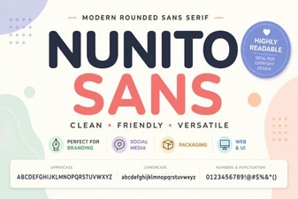Nunito Sans Font: a Clean, Modern Choice for Any Design Project
