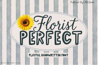 Florist Perfect Script Font for Elegant Floral Designs and Invitations