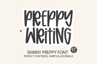 Chic Preppy Font for Stylish Projects
