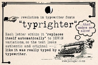 Typrighter Font: a Creative Typeface for Bold Design Projects